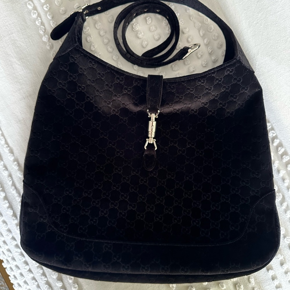 Gucci Jackie 1961 Hobo GG Velvet Large